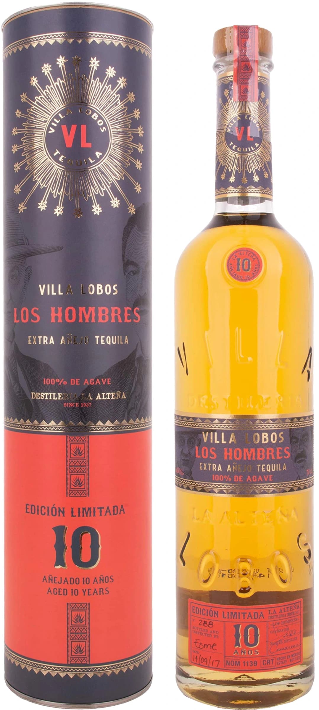 Villa Lobos Los Hombres 10 Years Extra Añejo product image