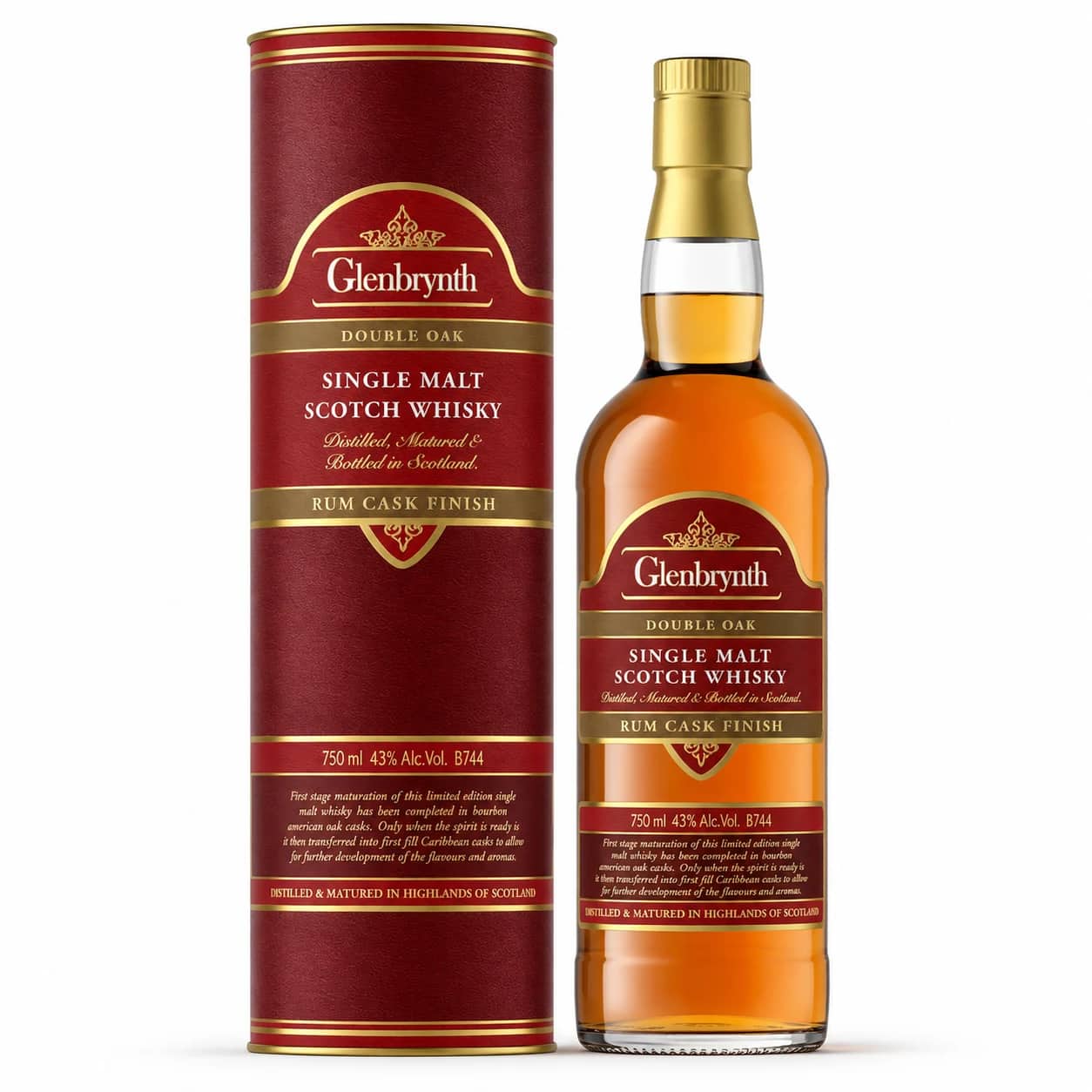 Glenbrynth Rum Cask Single Malt product image